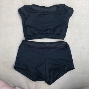 Two piece dance outfit